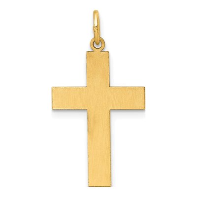 14K Yellow Gold Cross Pendant – view 4