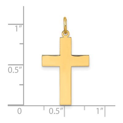 14K Yellow Gold Cross Pendant – view 5
