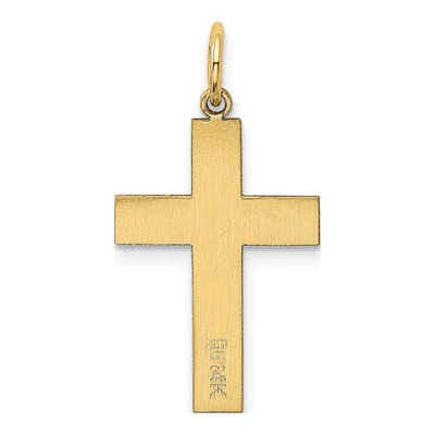 14K Yellow Gold Cross Pendant – view 4