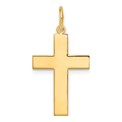 14K Yellow Gold Cross Pendant