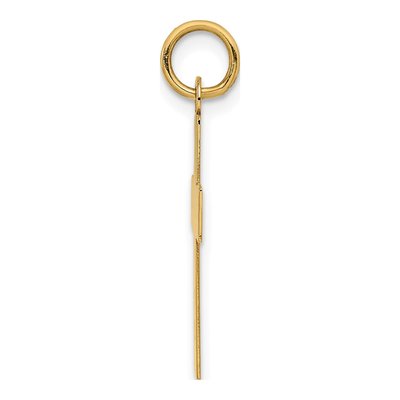14K Yellow Gold Cross Pendant – view 3