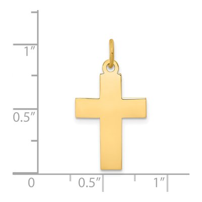 14K Yellow Gold Cross Pendant – view 4