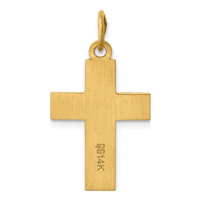 14K Yellow Gold Cross Pendant – view 5