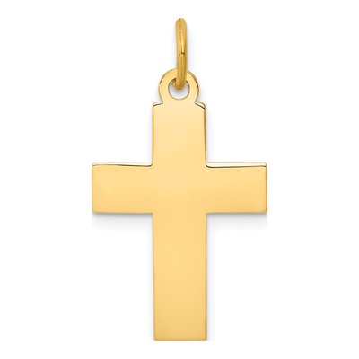 14K Yellow Gold Cross Pendant