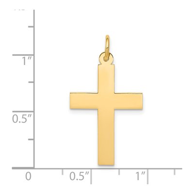 14K Yellow Gold Cross Pendant – view 5