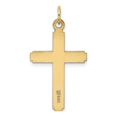 14K Yellow Gold Cross Pendant – view 4