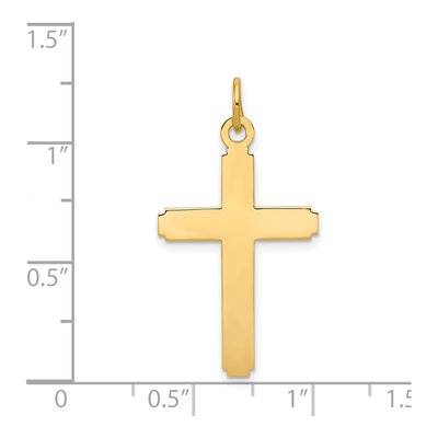 14K Yellow Gold Cross Pendant – view 5