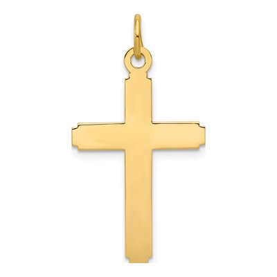 14K Yellow Gold Cross Pendant