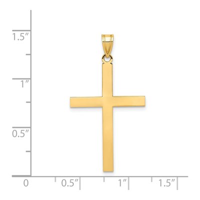 14K Yellow Gold Cross Pendant – view 4