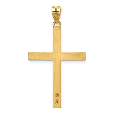 14K Yellow Gold Cross Pendant – view 5