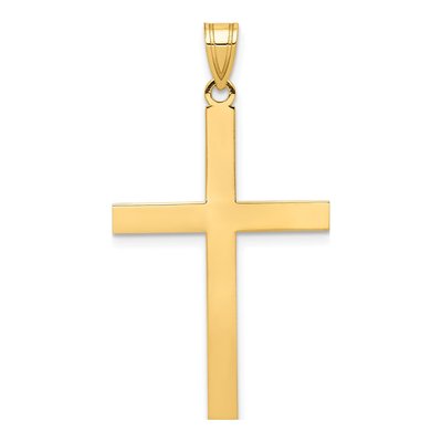 14K Yellow Gold Cross Pendant