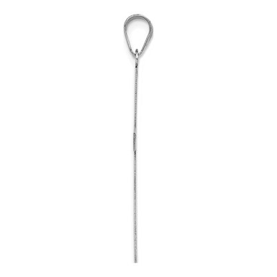 14K White Gold Cross Pendant – view 3