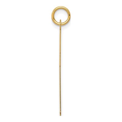 14K Yellow Gold Cross Charm Pendant – view 3