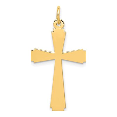 14K Yellow Gold Cross Pendant