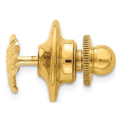 14K Yellow Gold Praying Hands Tie Tac – view 3