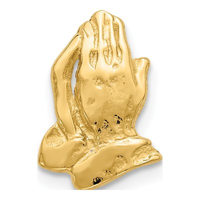 14K Yellow Gold Praying Hands Tie Tac