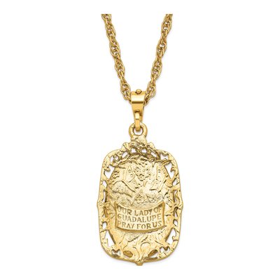 Our Lady of Guadalupe Gold-Tone Necklace – view 5