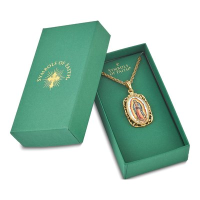 Our Lady of Guadalupe Gold-Tone Necklace – view 6