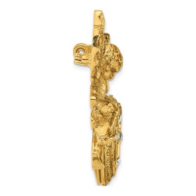 Symbols of Faith Angel Locket Pin Brooch, Crystal – view 2