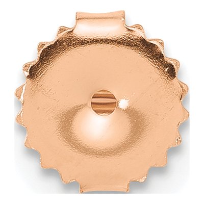 14K Rose Gold Friction Earring Nut Replacement