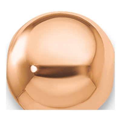 5mm Rose-Tone Gold Filled Polished Bead, Pack of 5
