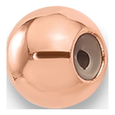 14/20 Gold Filled Rose Tone Silicone Bead, 12-Pack – view 3