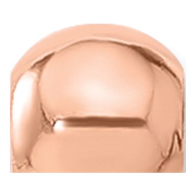 14/20 Gold Filled Rose Tone Silicone Bead, 12-Pack