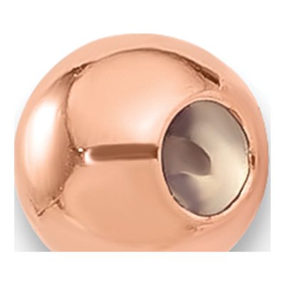 14/20 Gold Filled Rose Tone Silicone Bead, 12pk – view 3