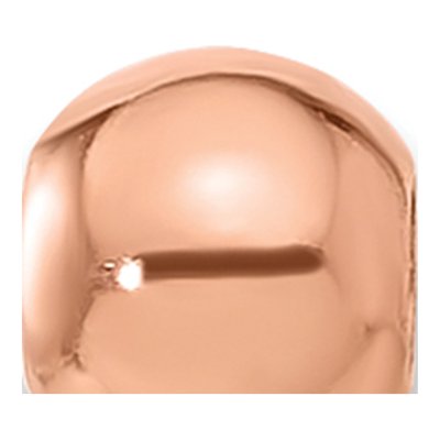 14/20 Gold Filled Rose Tone Silicone Bead, 12pk
