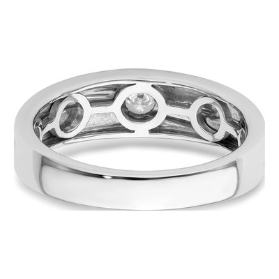 Men's 14K White Gold 1/5 ct tw Diamond Wedding Band – view 5