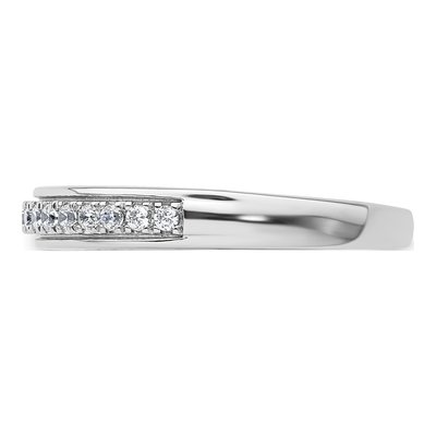 14K Two-Tone Gold 1/4 ct tw Diamond Wedding Band – view 4