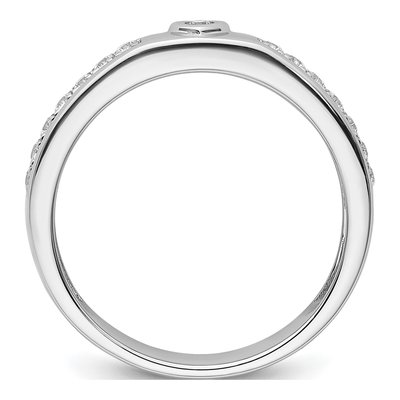 Men's 14K White Gold 0.31 ct tw Diamond Wedding Band – view 3