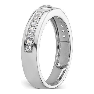 Men's 14K White Gold 0.31 ct tw Diamond Wedding Band – view 7