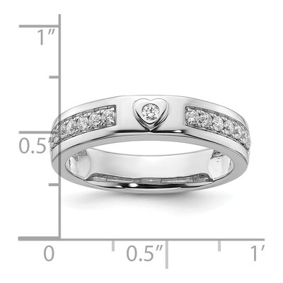 Men's 14K White Gold 0.31 ct tw Diamond Wedding Band – view 8