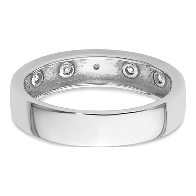 Men's 14K White Gold 1/10 ct tw Diamond Wedding Band – view 6