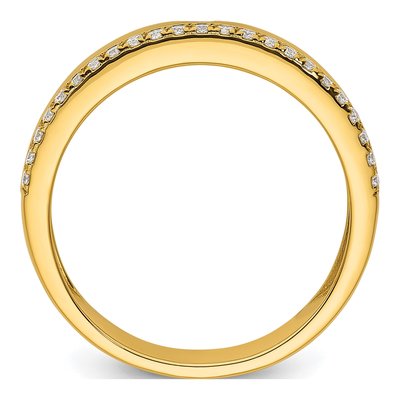 Men's 14K Yellow Gold 0.23 ct tw Diamond Wedding Band – view 3