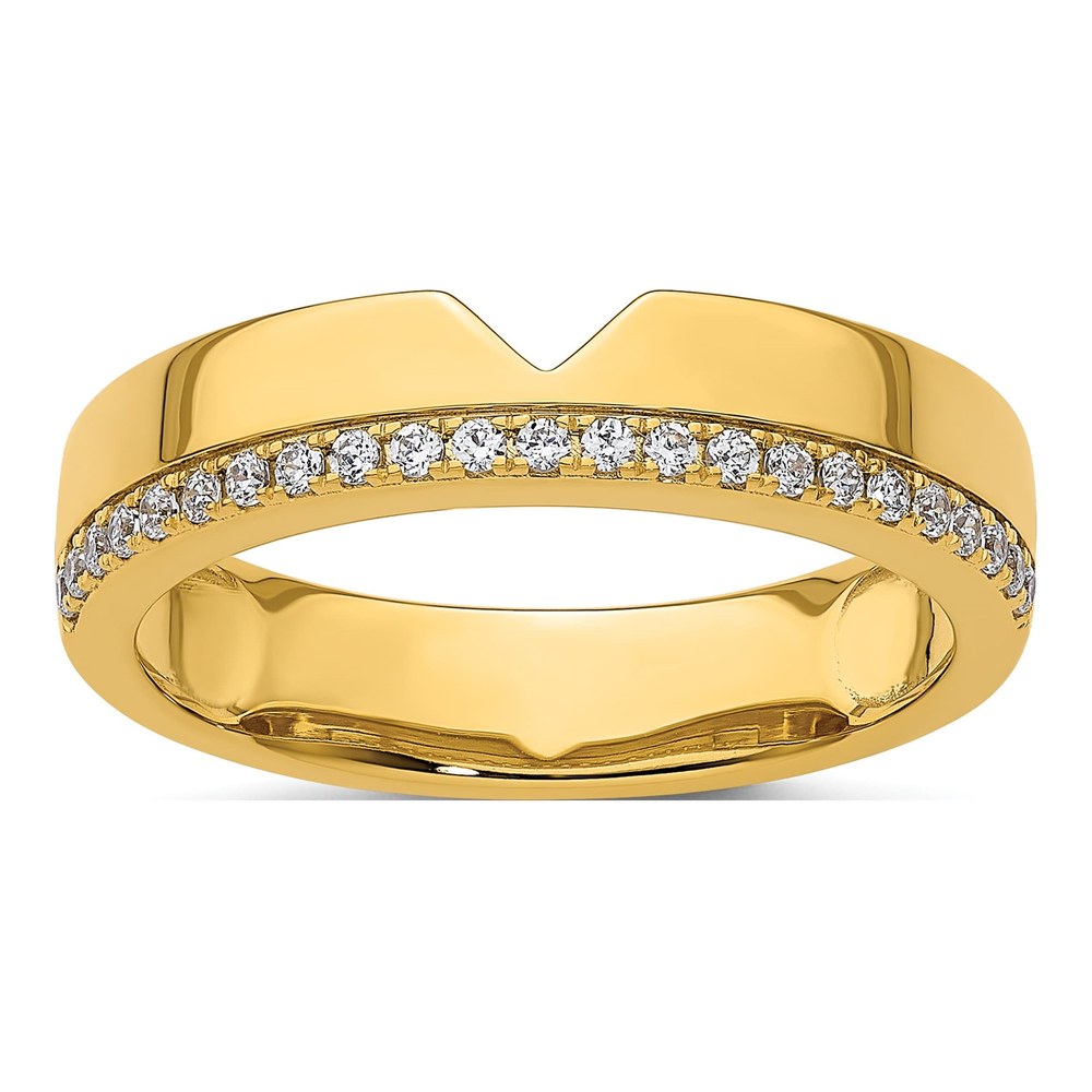 Men's 14K Yellow Gold 0.23 ct tw Diamond Wedding Band