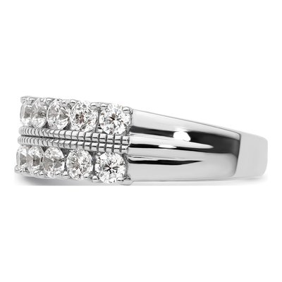 14K White Gold 1 3/4 ct tw Lab-Grown Diamond Fashion Ring – view 3