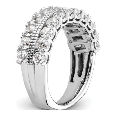 14K White Gold 1 3/4 ct tw Lab-Grown Diamond Fashion Ring – view 6