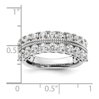 14K White Gold 1 3/4 ct tw Lab-Grown Diamond Fashion Ring – view 7