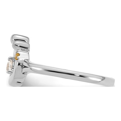 14K White Gold 1/10 ct tw Wg Diamond Ring – view 4