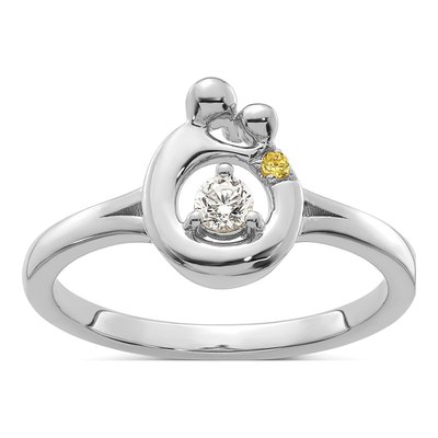 14K White Gold 1/10 ct tw Wg Diamond Ring – view 2