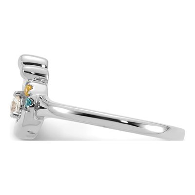 14K White Gold 1/10 ct tw Wg Diamond Ring – view 4