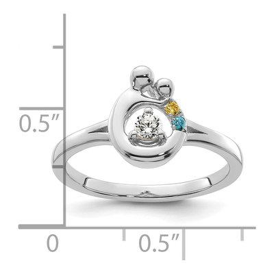 14K White Gold 1/10 ct tw Wg Diamond Ring – view 6