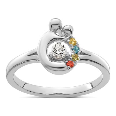 14K White Gold 1/10 ct tw Wg Diamond Ring – view 2