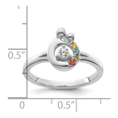 14K White Gold 1/10 ct tw Wg Diamond Ring – view 6