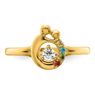 14K Yellow Gold 1/10 ct tw Diamond Ring – view 5
