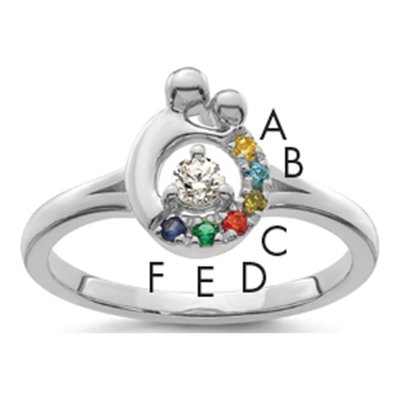 14K White Gold 1/10 ct tw Wg Diamond Ring