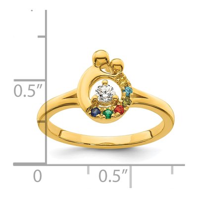 14K Yellow Gold 1/10 ct tw Diamond Ring – view 6