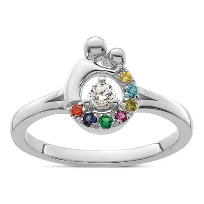14K White Gold 1/10 ct tw Wg Diamond Ring – view 2